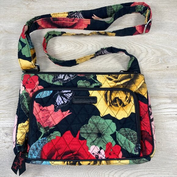 Vera Bradley Cross Body In Havana Rose - Picture 1 of 8